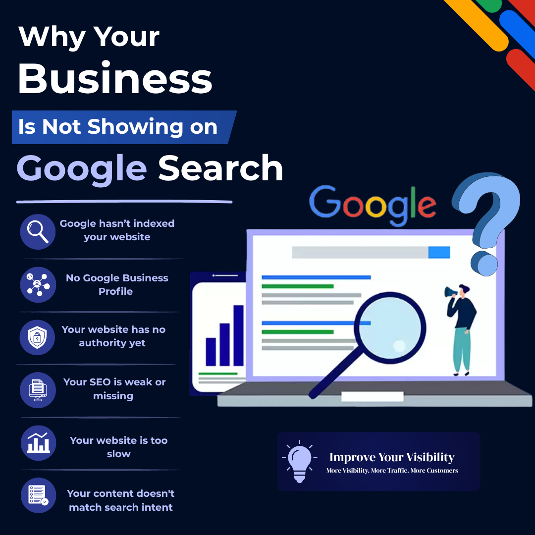 Why Your Business Is Not Showing on Google Search